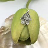 Hamsa Flat sterling Silver Charm | Bellaire Wholesale