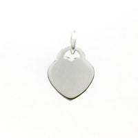 Sterling Silver Heart Charm with loop | Bellaire Wholesale
