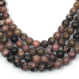 Rhodonite Beads, Natural Stone | Bellaire Wholesale