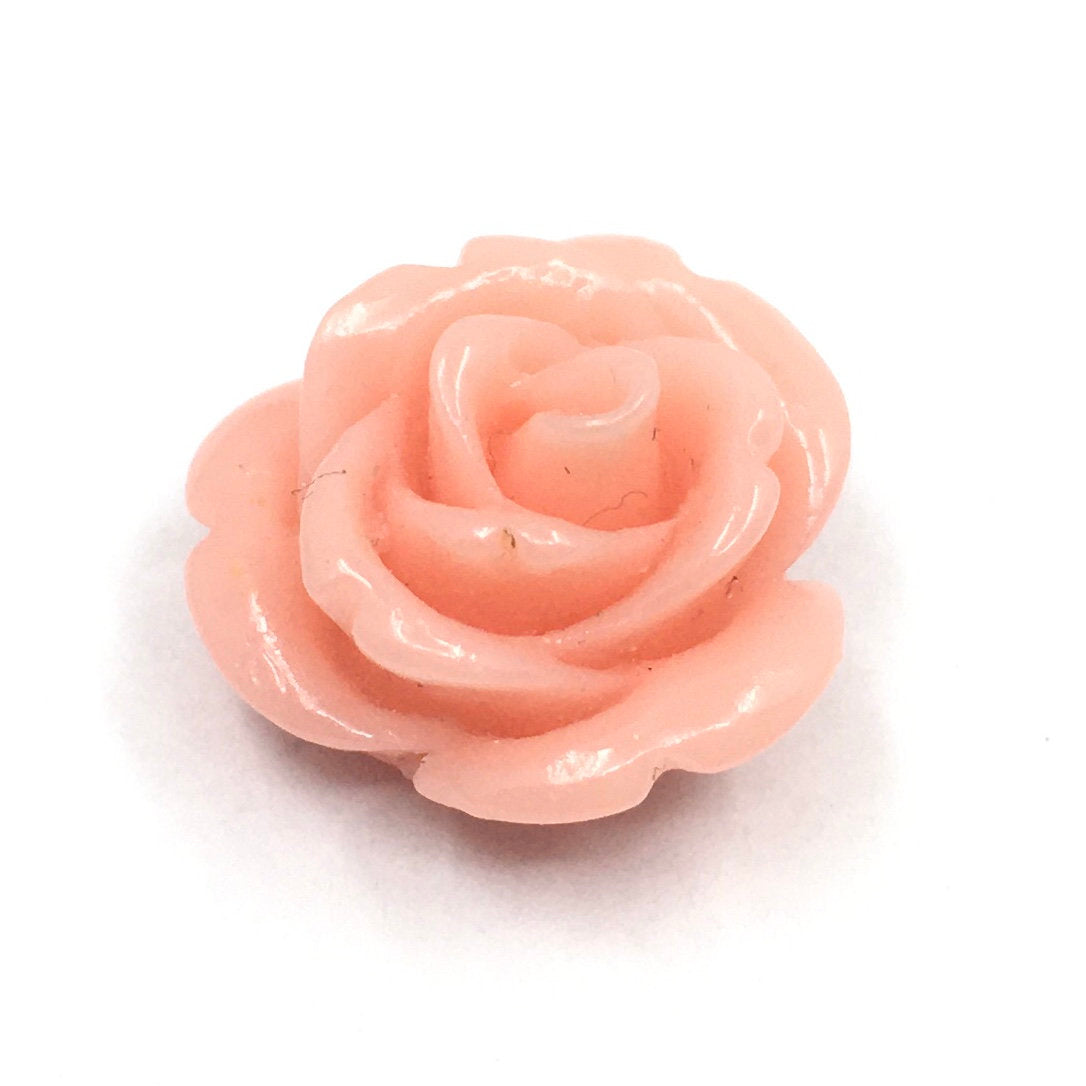 Rose Flower Resin Bead, Pack of 10 | Bellaire Wholesale