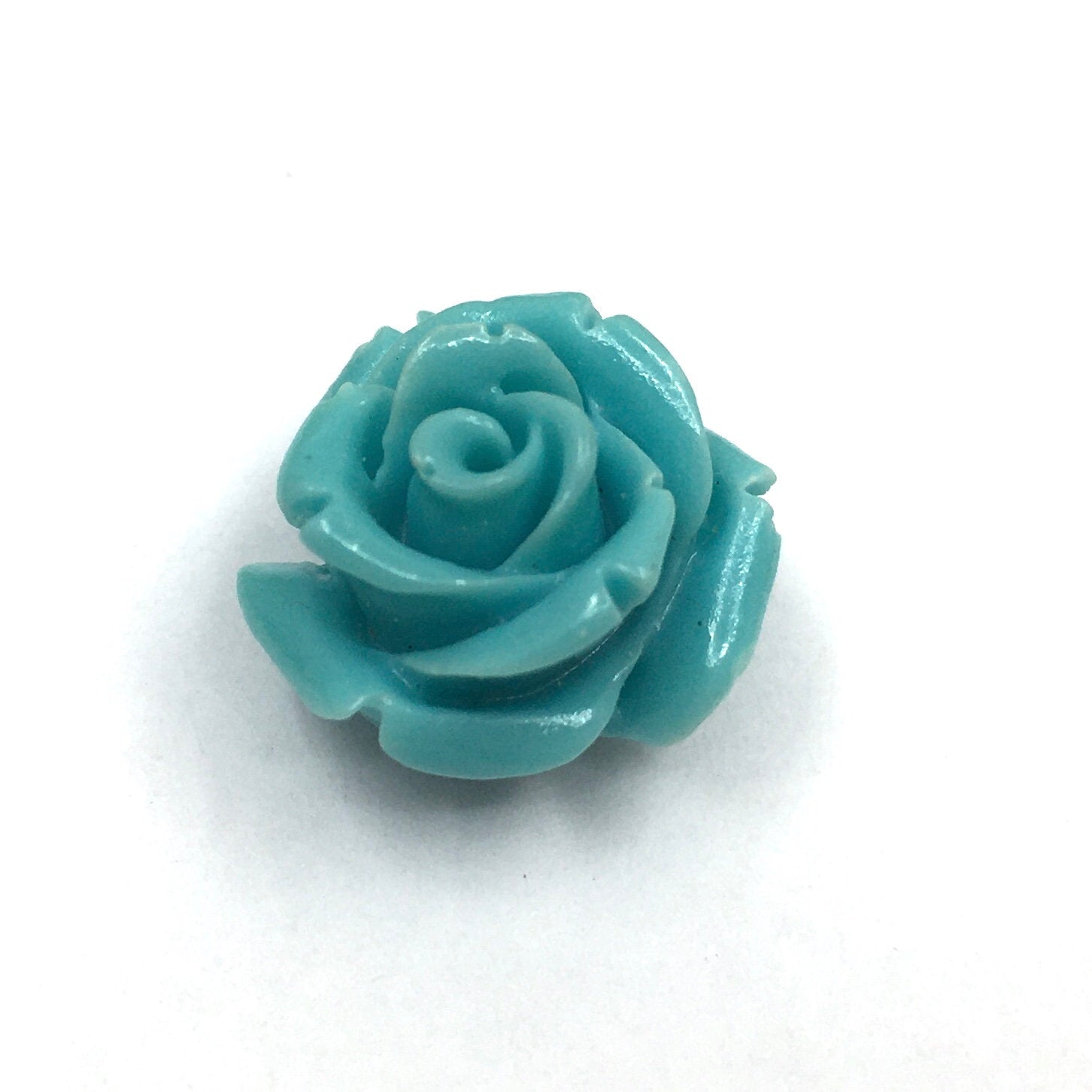 Rose Flower Resin Bead, Pack of 10 | Bellaire Wholesale