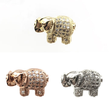Elephant Bead with Cubic Zirconia | Bellaire Wholesale
