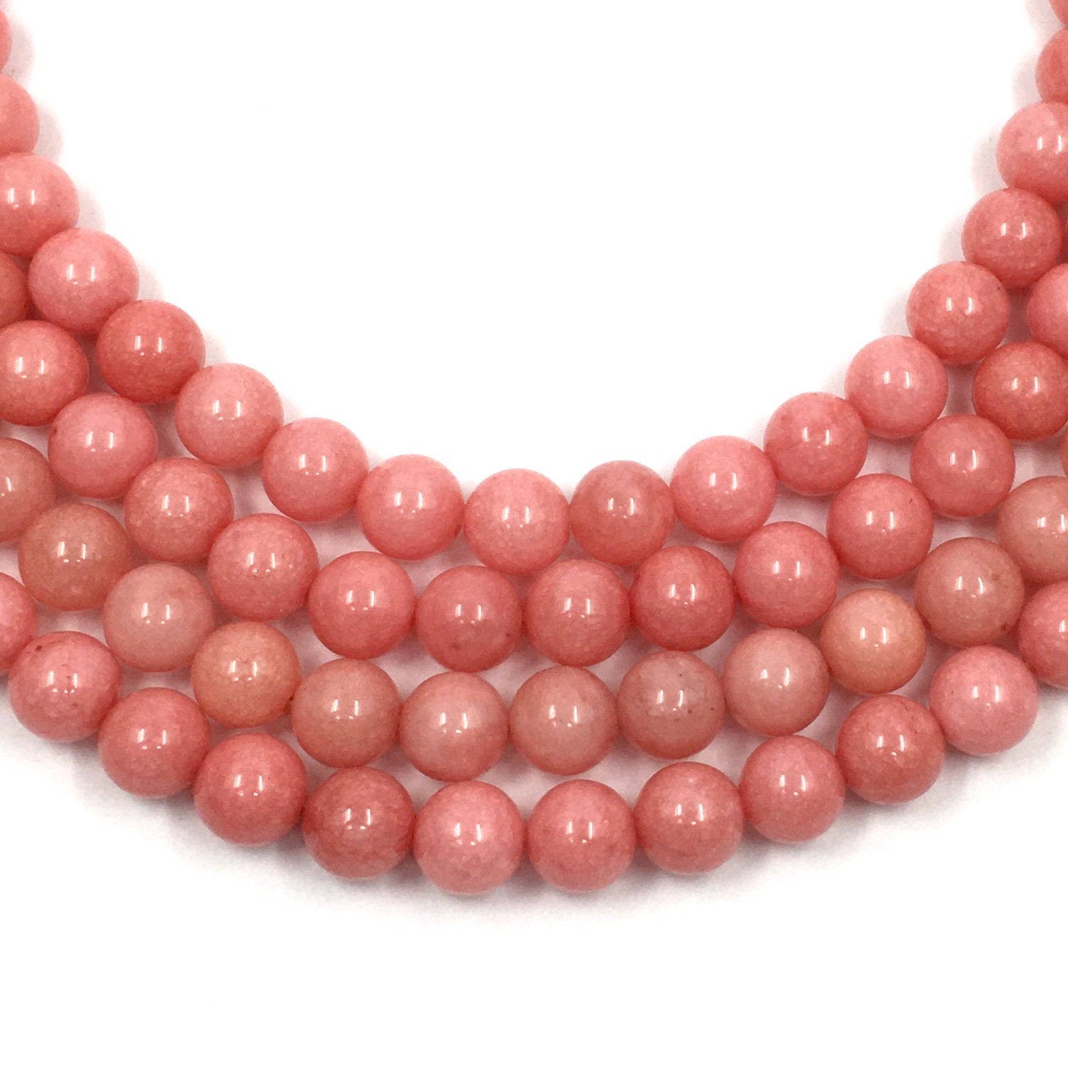 Peach Milky Jade Stone | Bellaire Wholesale