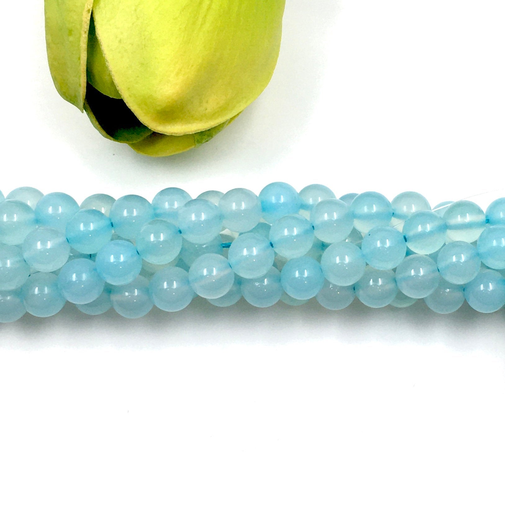 Light Blue Agate Beads | Bellaire Wholesale