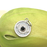 Round Sterling Silver Evil Eye Charm | Bellaire Wholesale