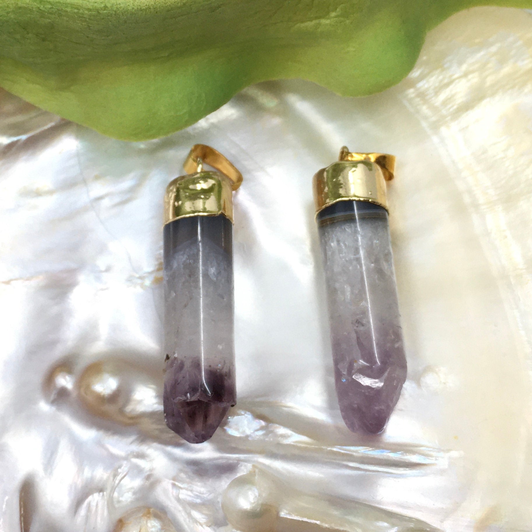 Amethyst Big Bullet Pendant | Bellaire Wholesale