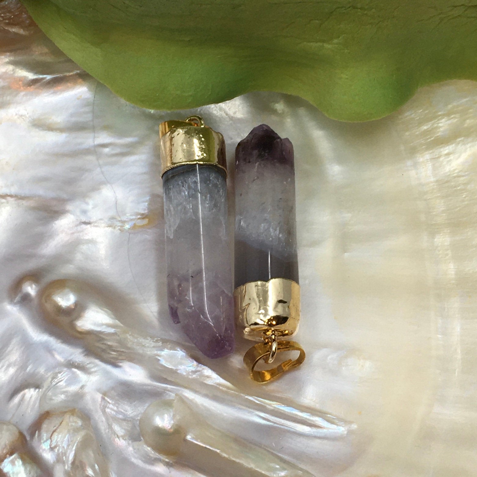 Amethyst Big Bullet Pendant | Bellaire Wholesale