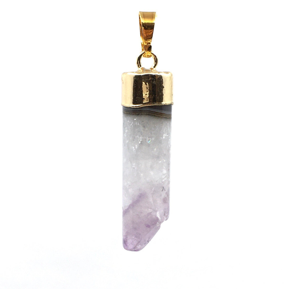 Amethyst Big Bullet Pendant | Bellaire Wholesale