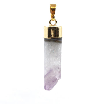 Amethyst Big Bullet Pendant | Bellaire Wholesale
