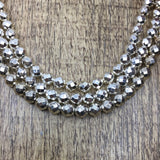 Silver Faceted Hematite Bead | Bellaire Wholesale