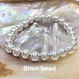5, 6, 8mm Sterling Silver Bead Bracelet | Bellaire Wholesale
