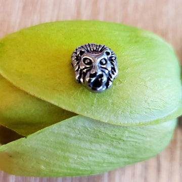 Steel Lion Head Spacer Bead