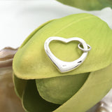 Sterling Silver Sharp Heart Charm | Bellaire Wholesale