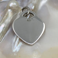 Sterling Silver Heart Charm with loop | Bellaire Wholesale