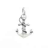 Anchor Pendant 3D sterling Silver Charm | Bellaire Wholesale
