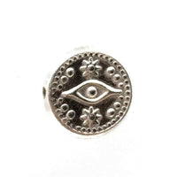 Sterling Silver Evil Eye Bead double sided | Bellaire Wholesale