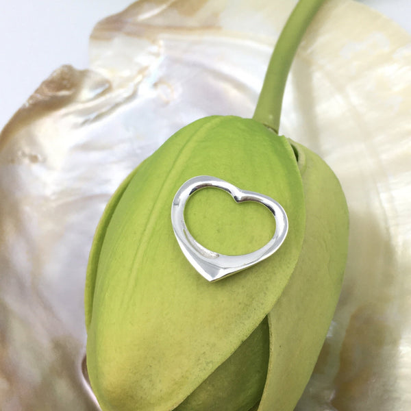 Sterling Silver Sharp Heart Bead | Bellaire Wholesale
