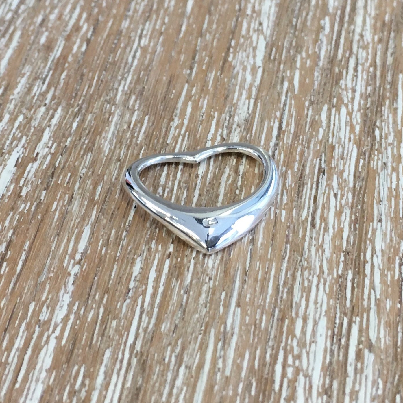 Sterling Silver Sharp Heart Bead | Bellaire Wholesale
