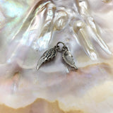 Angel Wings Sterling Silver 3D 2pc Charm | Bellaire Wholesale