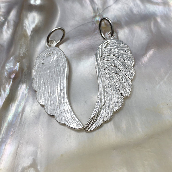 Angel Wing Sterling Silver Charm | Bellaire Wholesale