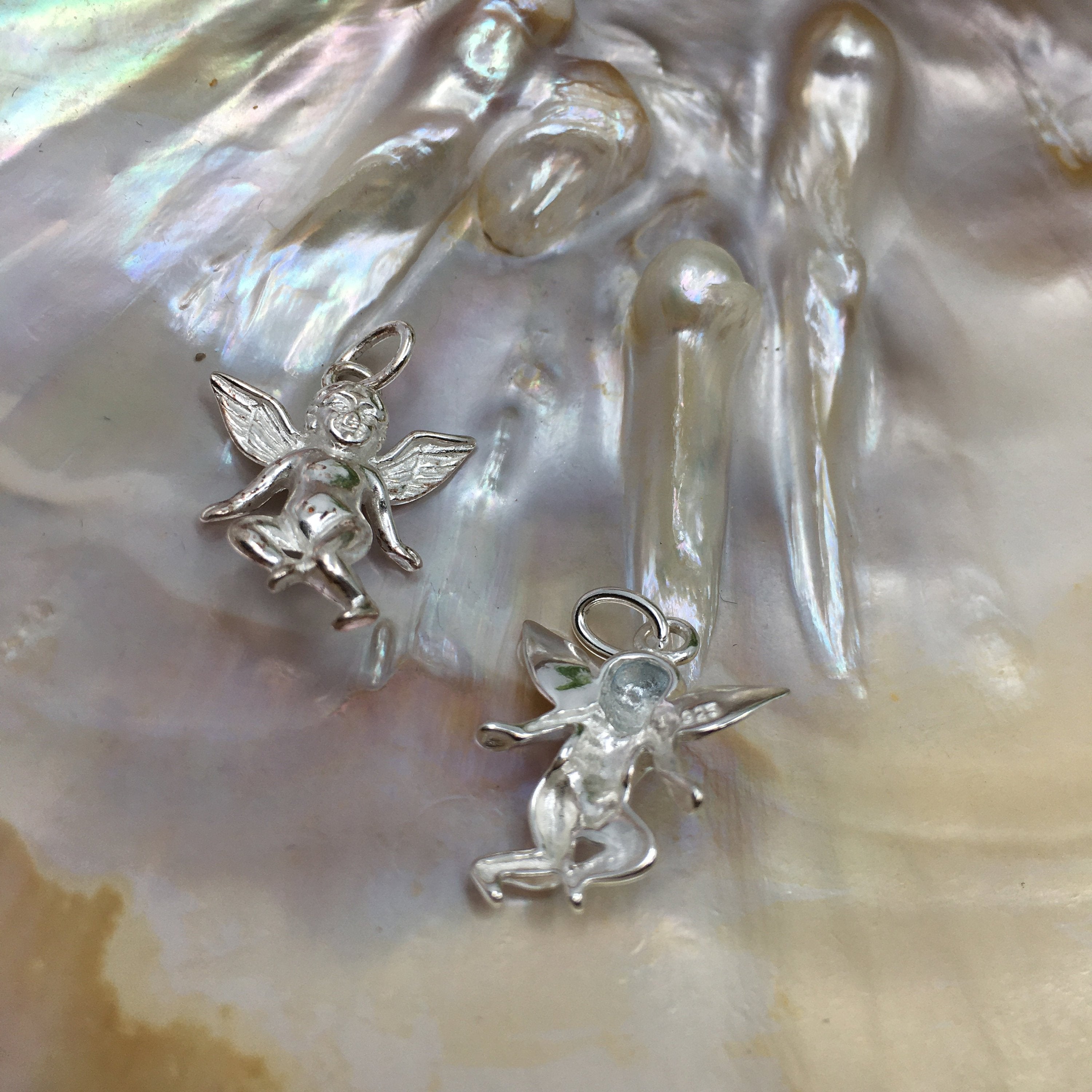 Little Angel Sterling Silver 3D Charm | Bellaire Wholesale