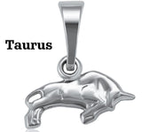 Zodiac Signs Rhodium Charm, Rhodium Plated