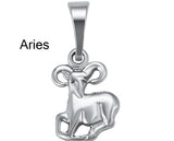 Zodiac Signs Rhodium Charm, Rhodium Plated