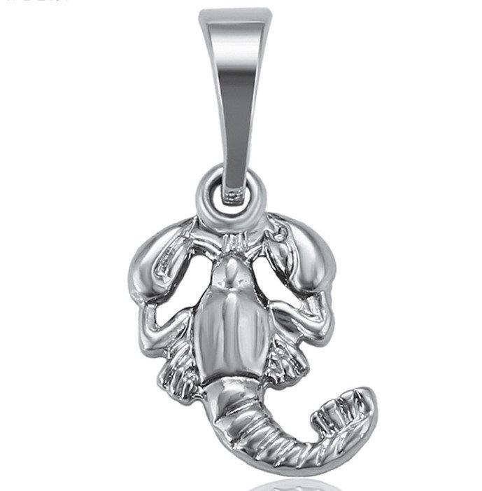 Zodiac Signs Rhodium Charm, Rhodium Plated