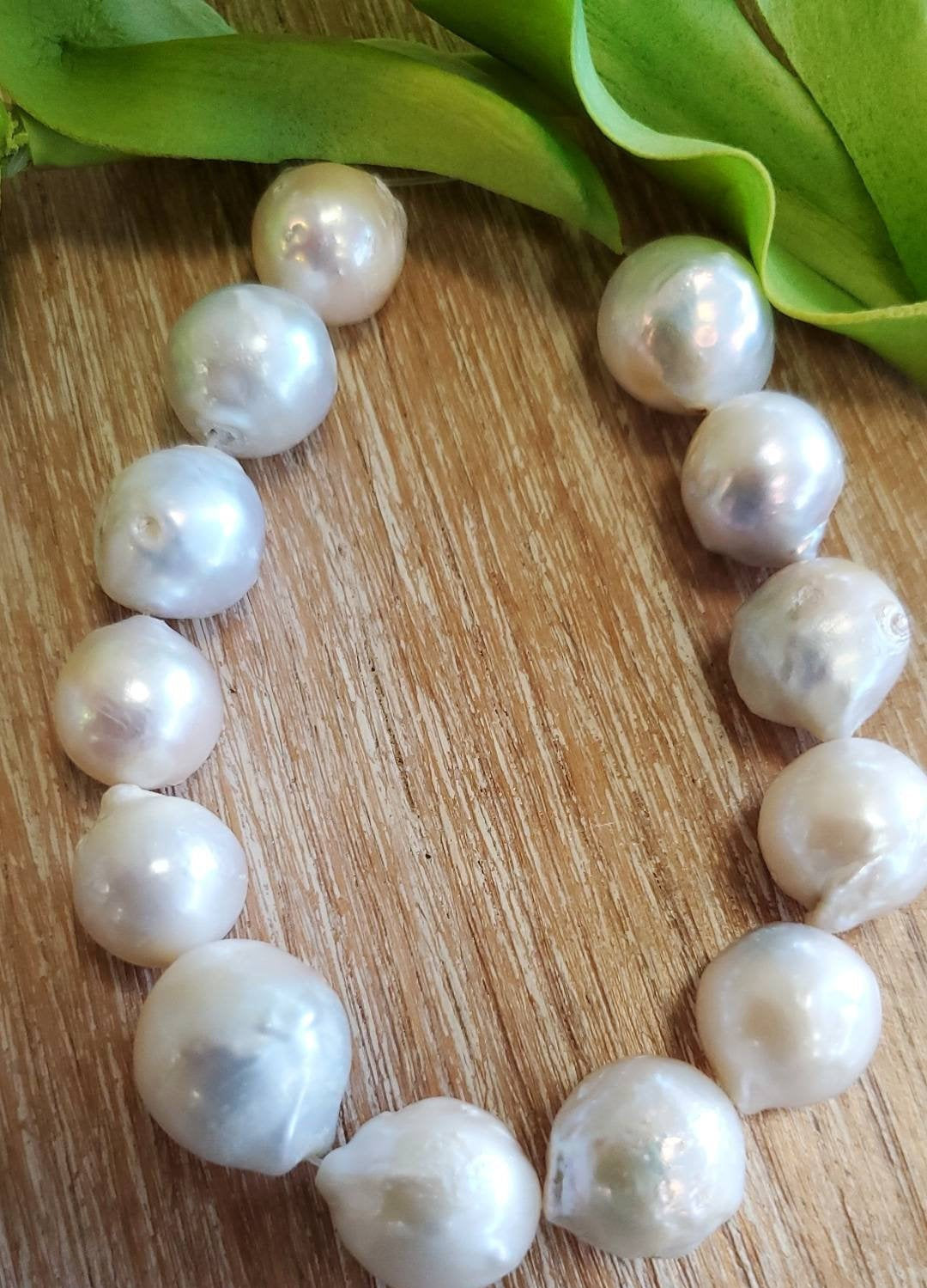 Mother of Pearl, White Pearl Bead, Tear Drop Shape Baroque