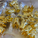 Alloy Crown Bead Gold/Rhodium, Crowns  | Bellaire Wholesale