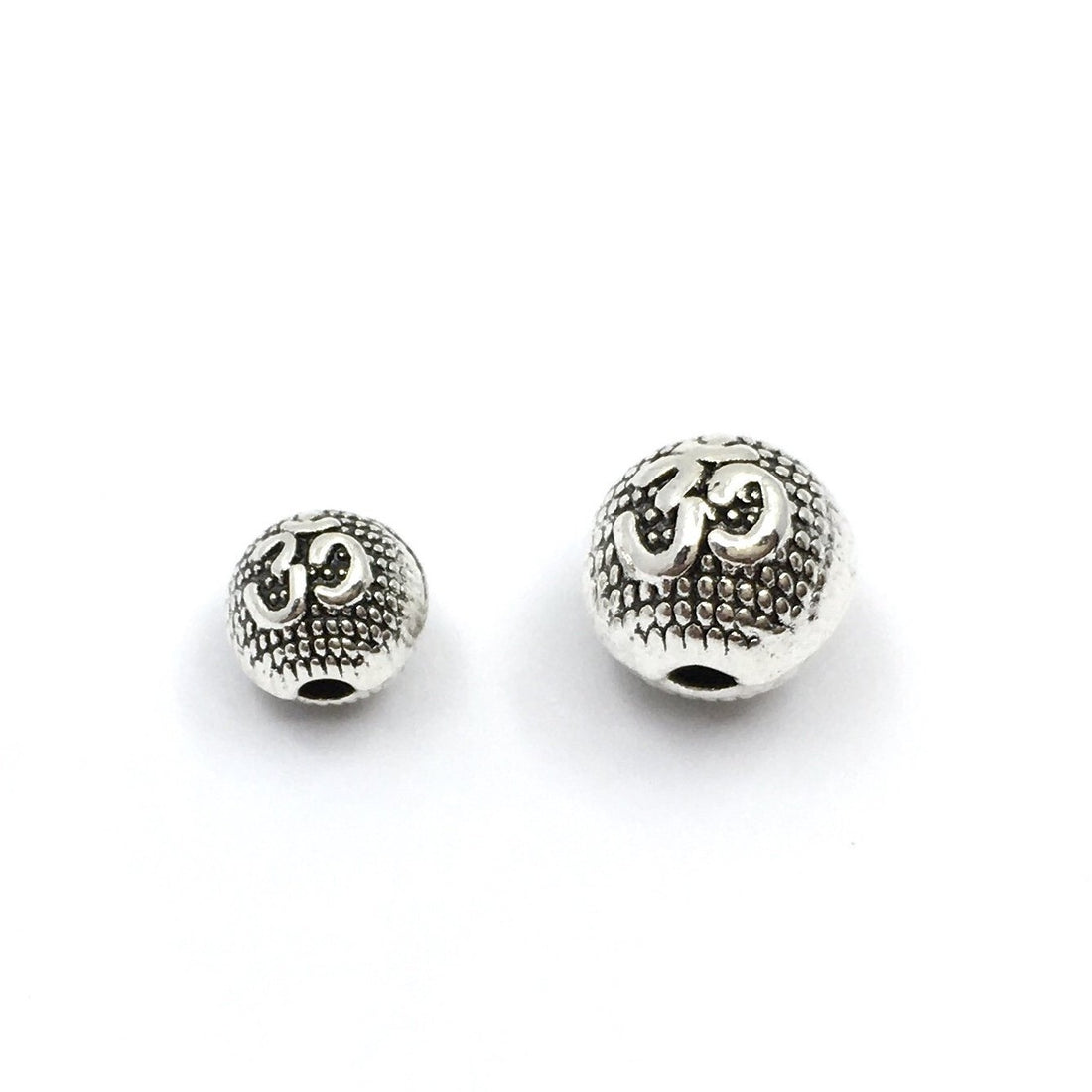 Alloy Om Bead, Yoga Bead, Mala Bead  | Bellaire Wholesale