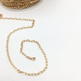Alloy Yellow Gold and Gold Link Chain | Bellaire Wholesale