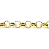 8mm Dull Gold Chain, Alloy Jewelry Chain | Bellaire Wholesale