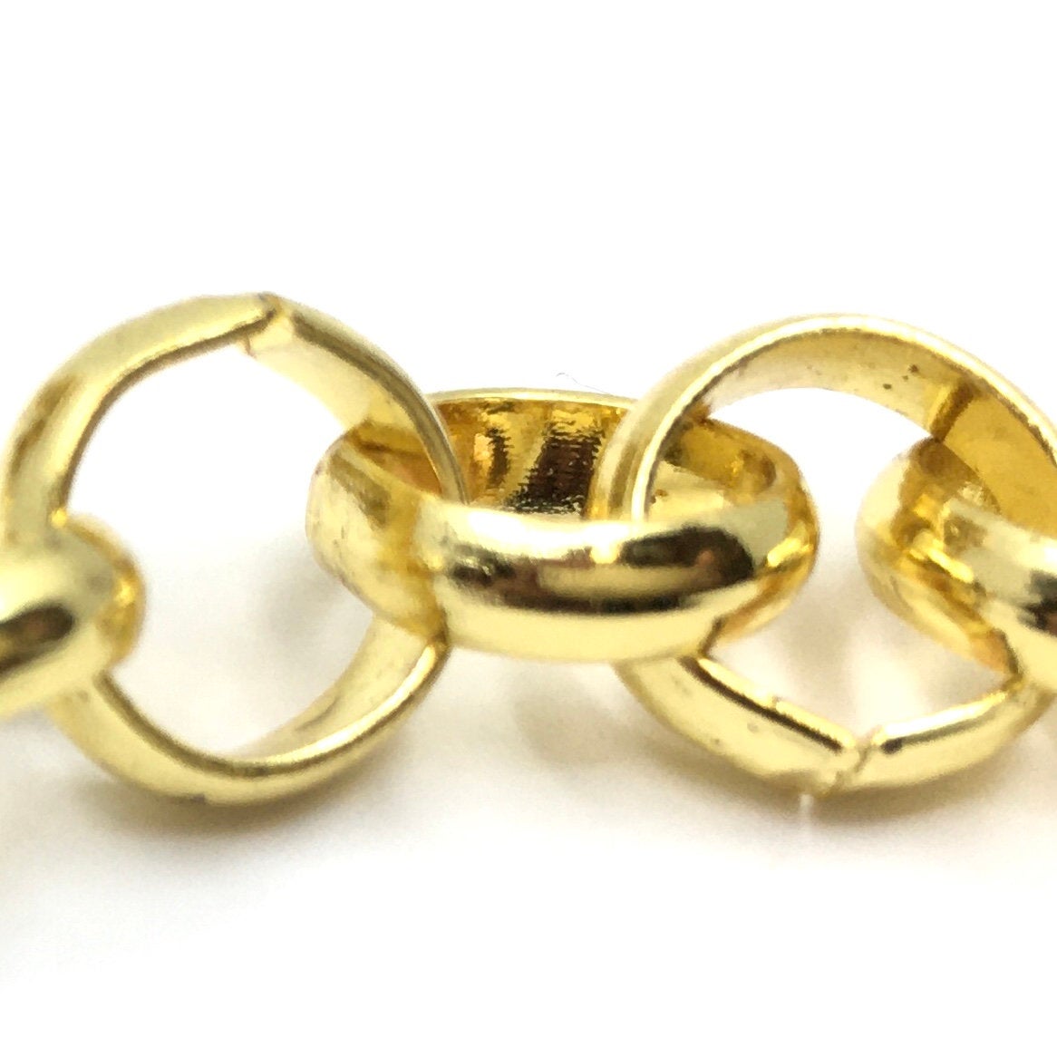 8mm Dull Gold Chain, Alloy Jewelry Chain | Bellaire Wholesale