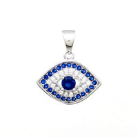 Sterling silver Evil Eye Shaped Charm | Bellaire Wholesale