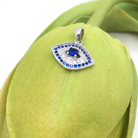 Sterling silver Evil Eye Shaped Charm | Bellaire Wholesale