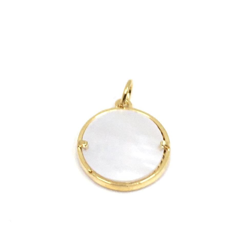 Mom 18k gold plated Shell pearl back | Bellaire Wholesale