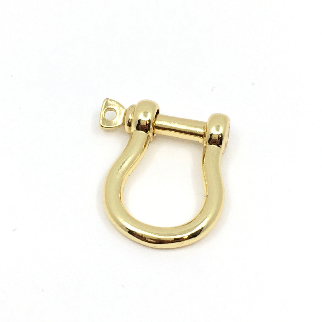 Brass Shackle Bracelet Lock Gold and Rhodium | Bellaire Wholesale