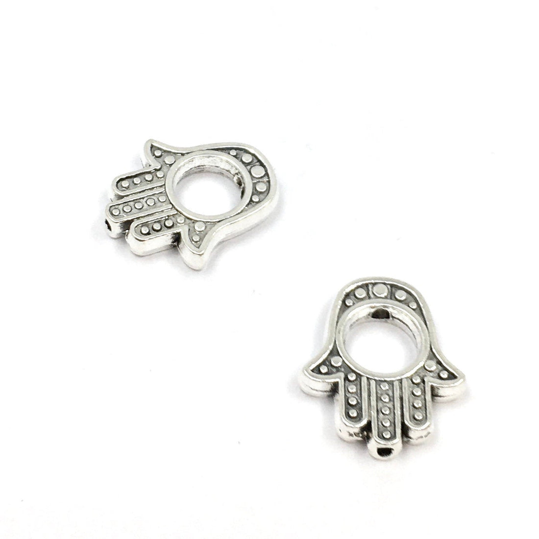 Hamsa Hand Beads, Religious beads, Big Hole Hamsa | Bellaire Wholesale