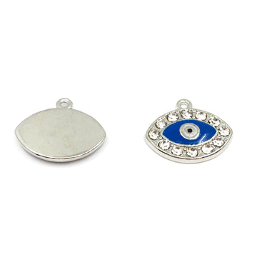 Rhinestone Evil Eye Charm, Evil Eye Charm  | Bellaire Wholesale