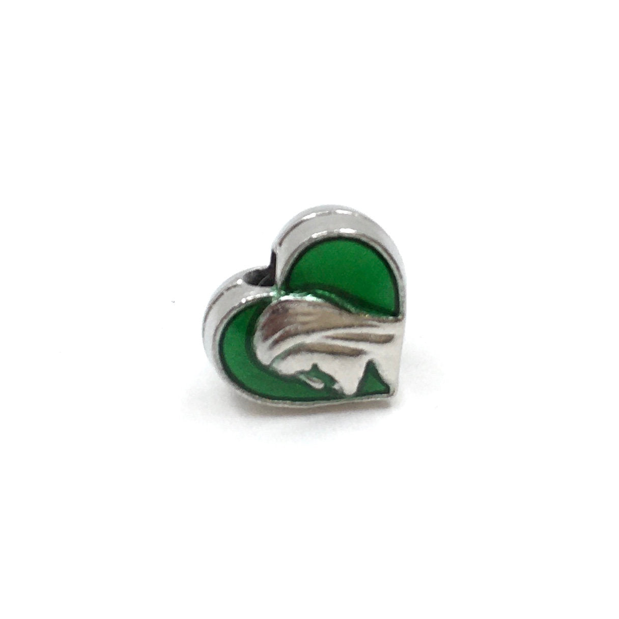 Heart Bead with Lady face engraved | Bellaire Wholesale
