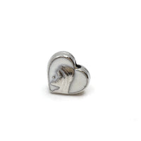 Heart Bead with Lady face engraved | Bellaire Wholesale