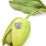 Alloy Charm, Rhodium Butterfly Charm | Bellaire Wholesale
