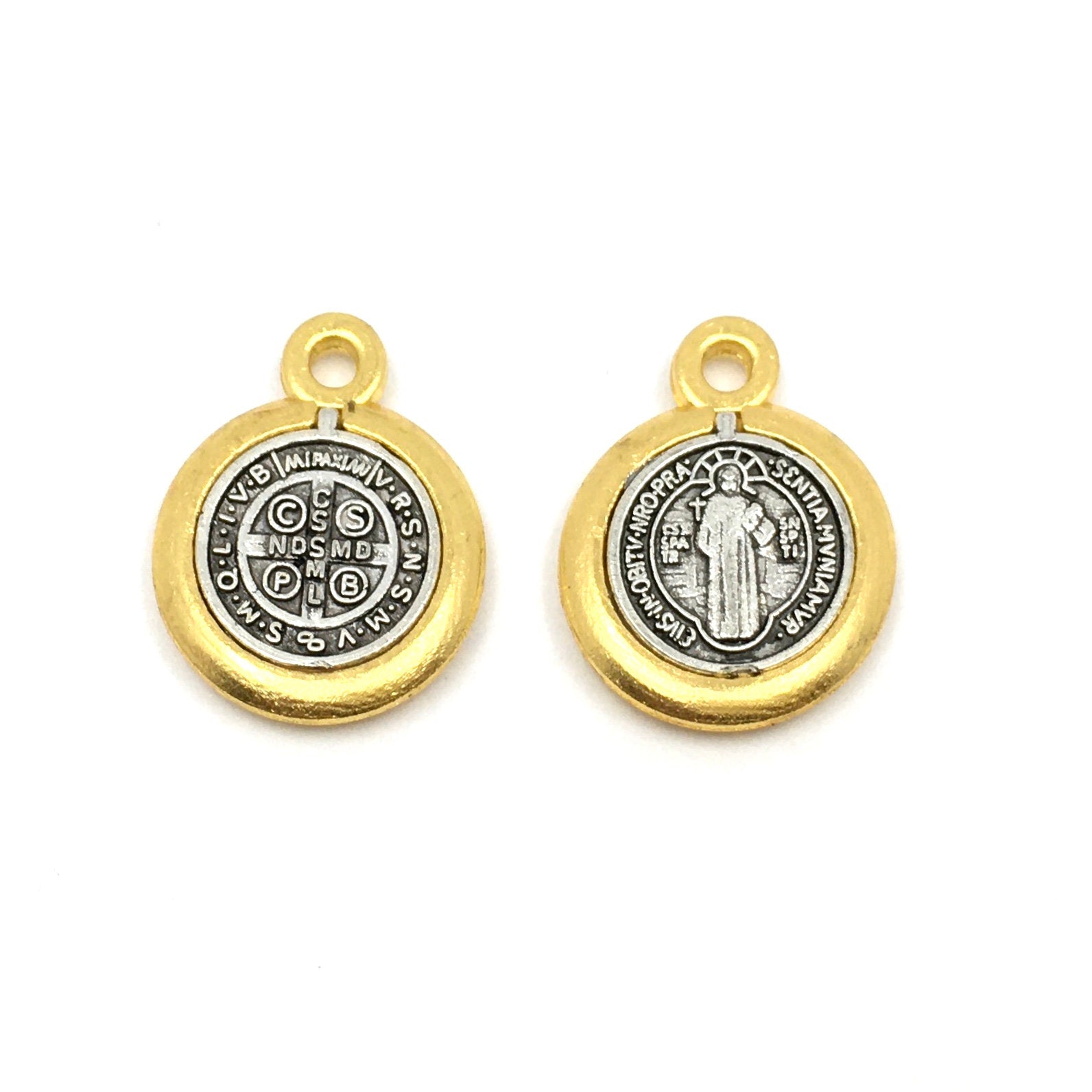 Alloy Religious Beads Gold with Rhodium Vintage | Bellaire Wholesale