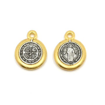 Alloy Religious Beads Gold with Rhodium Vintage | Bellaire Wholesale