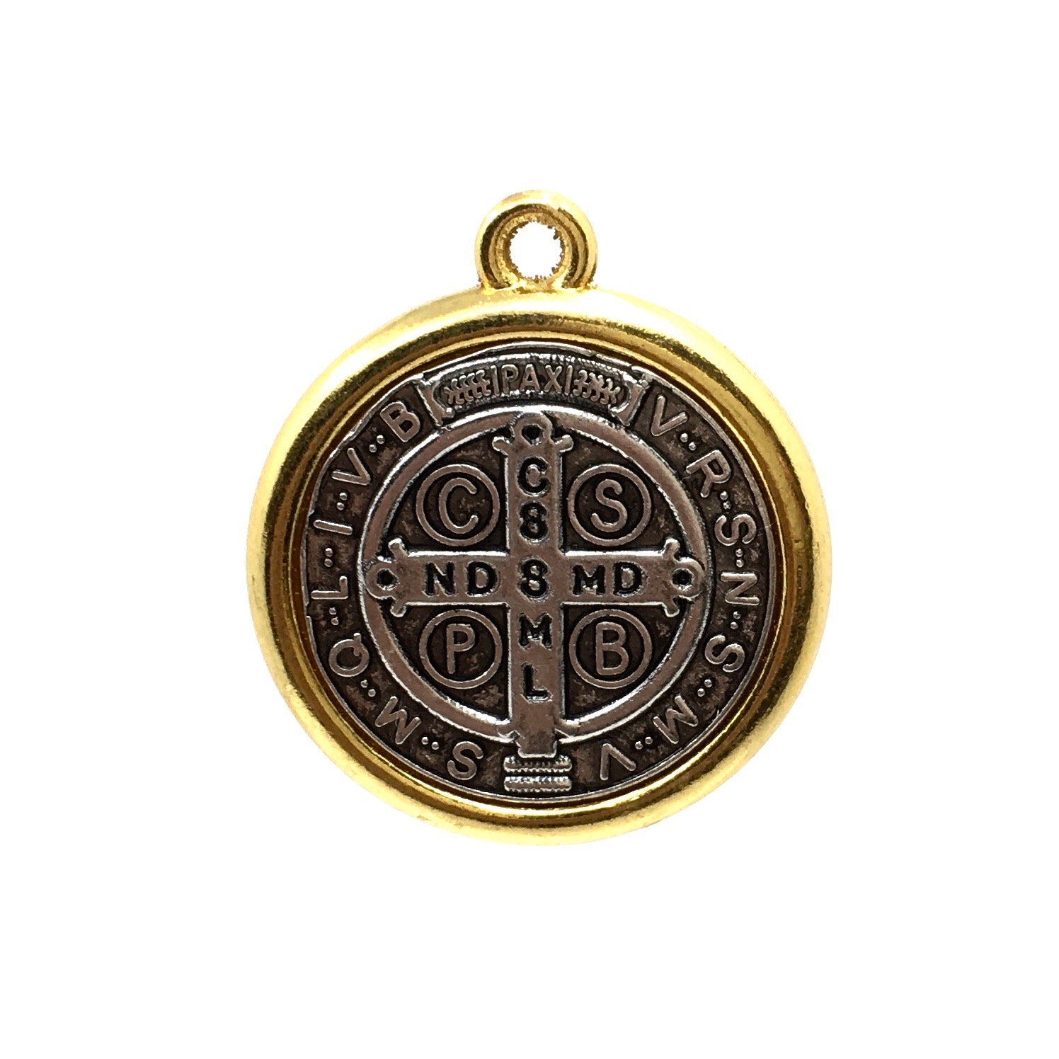 Alloy Religious Beads Gold with Rhodium Vintage | Bellaire Wholesale