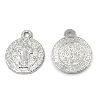 Alloy Religious Beads Gold, St Benedict | Bellaire Wholesale