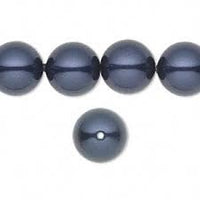 Swarovski Night Blue Pearls, 6mm, 8mm | Bellaire Wholesale