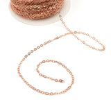 Alloy Rose Gold and Rhodium Link Chain | Bellaire Wholesale