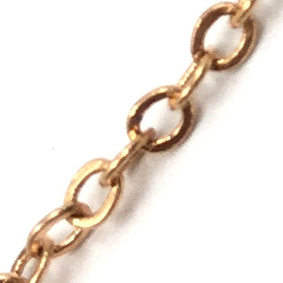 0.5mm Dull Gold Chain, Alloy Jewelry Chain | Bellaire Wholesale